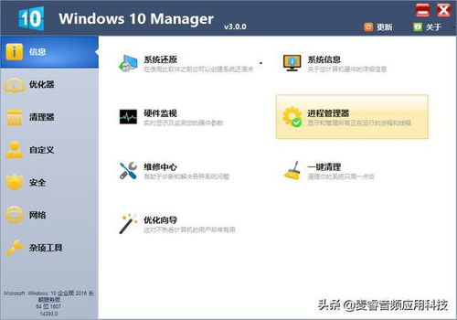 Windows 10 专业版优化软件的中文免费版推荐与使用指南